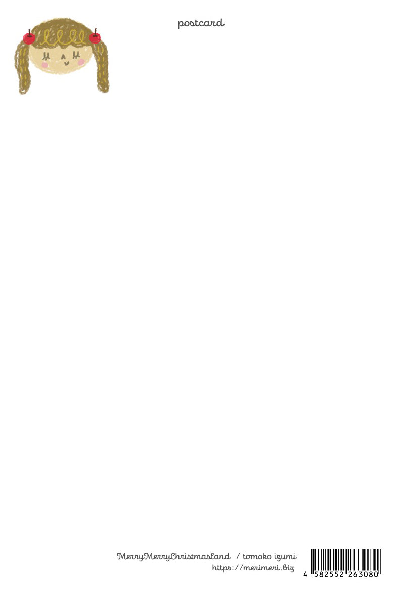 apple princess ポストカード りんご収穫祭