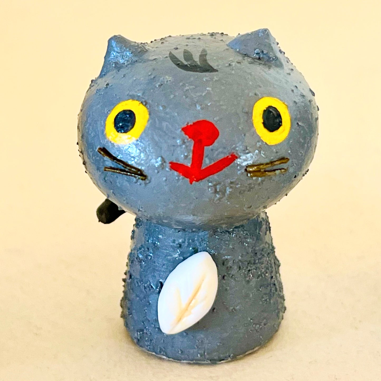 創作ミニこけし 黒ネコちゃん(笹かま)