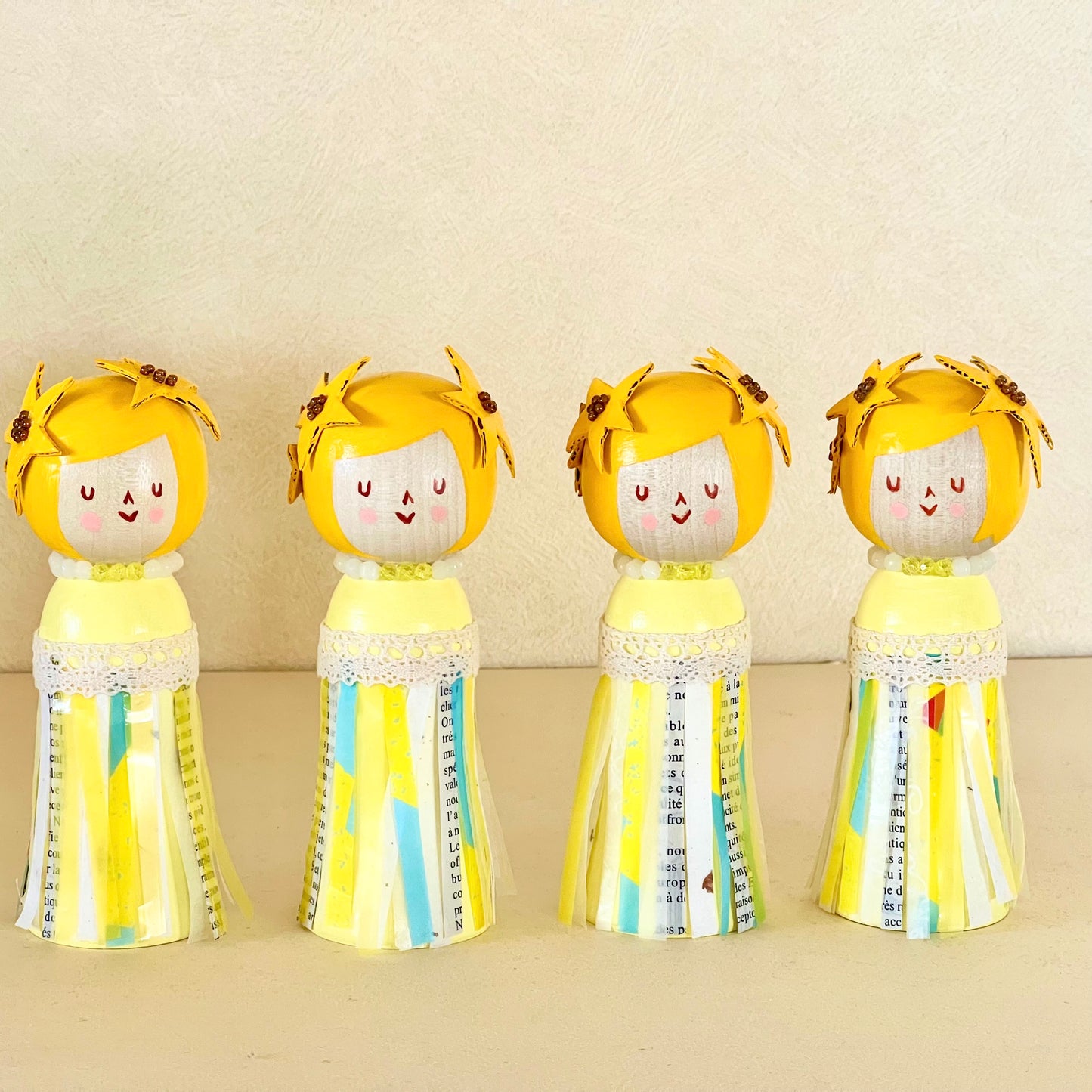 創作こけし せんだい七夕・星姫