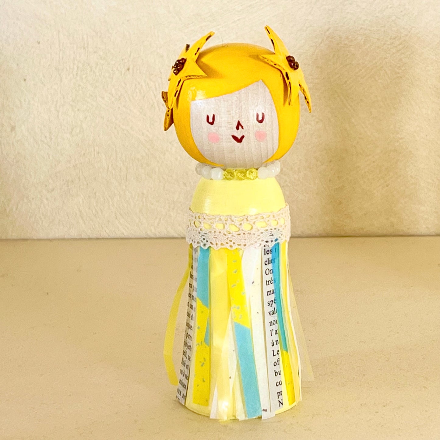 創作こけし せんだい七夕・星姫
