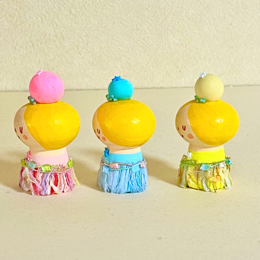 創作ミニこけし せんだい七夕・星飾り2025_2