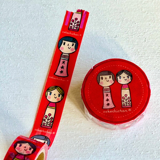 こけしちゃん マスキングテープ