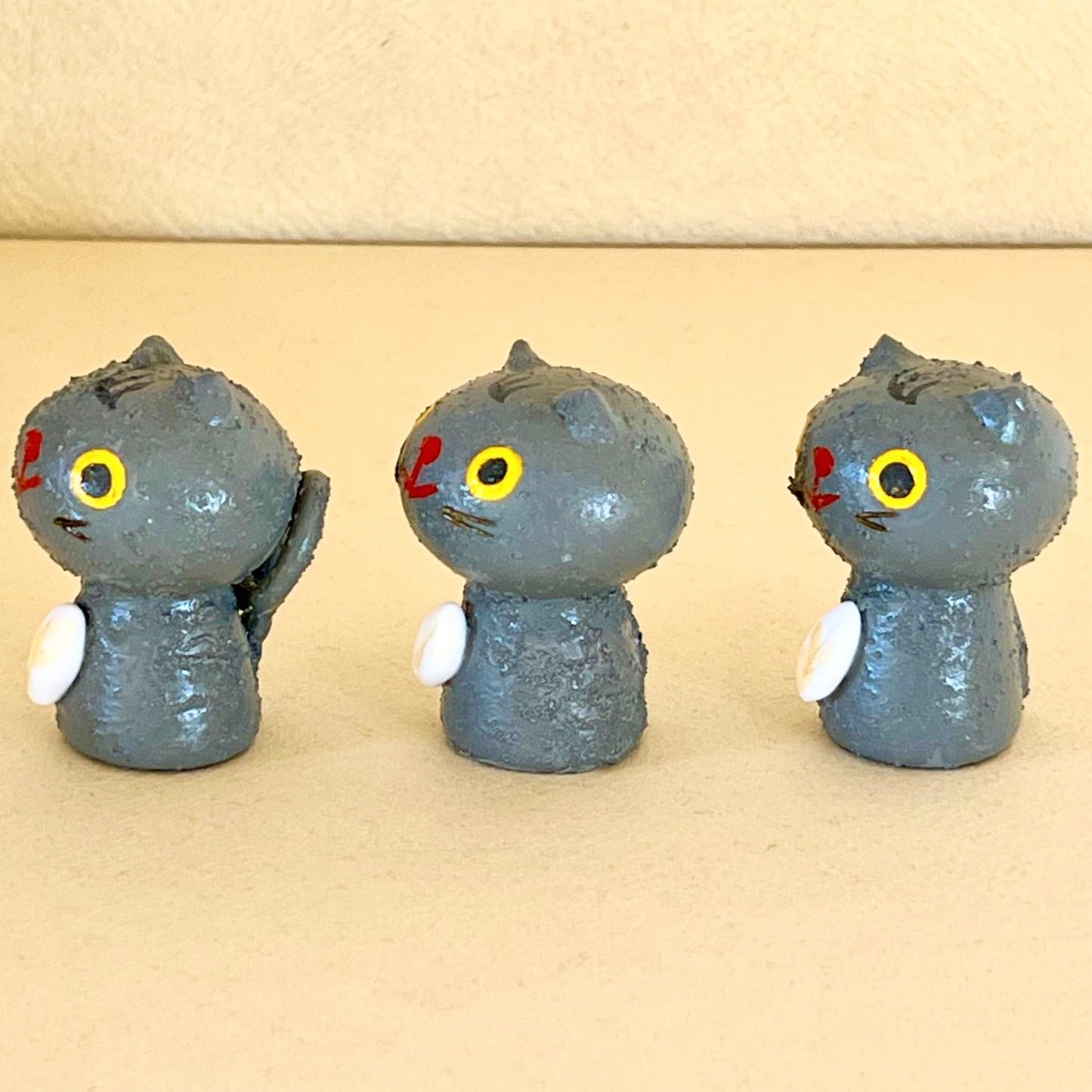 創作ミニこけし 黒ネコちゃん(笹かま)