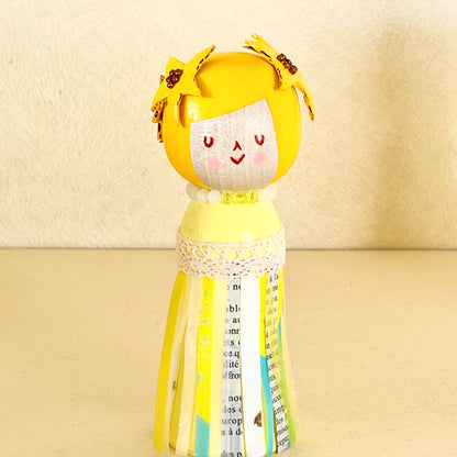 創作こけし せんだい七夕・星姫