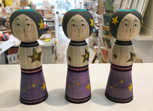 創作こけし「旅こよみ」2月